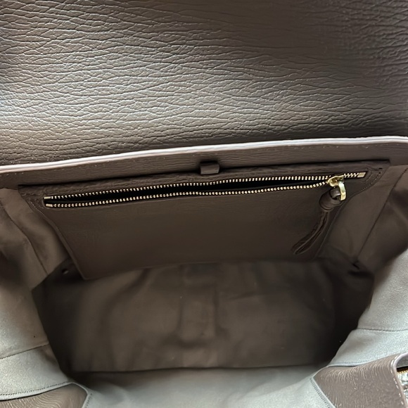 3.1 Philip Lim Textured Calfskin Medium Pashli Satchel Khaki - Picture 5 of 13